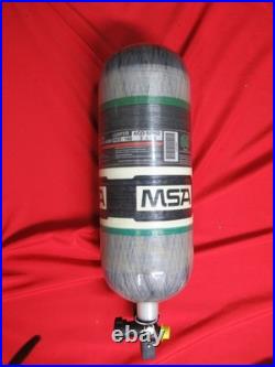 N. O. S. 60 Minute MFG 03/2018 MSA Tank G1 SCBA Cylinder Carbon Fiber Tank Bottle