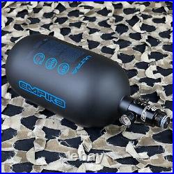 NEW Empire Ultra Carbon Fiber Air Tank with FLO Regulator Black/Blue 80/4500