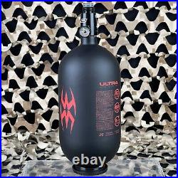 NEW Empire Ultra Carbon Fiber Air Tank with FLO Regulator Black/Red 80/4500