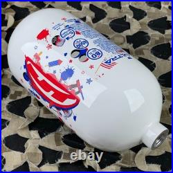 NEW JT 4th Of July Ultra Carbon Fiber Air Tank 80/4500 Bottle Only White