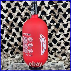 NEW JT Ultra Carbon Fiber Air Tank with FLO Regulator Red/White 80/4500