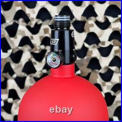 NEW JT Ultra Carbon Fiber Air Tank with FLO Regulator Red/White 80/4500