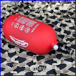 NEW JT Ultra Carbon Fiber Air Tank with FLO Regulator Red/White 80/4500