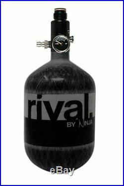 NINJA Rival Paintball Carbon Fiber 50ci 4500psi Compressed HPA Air Tank Black