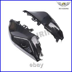 NUB Real Carbon Fiber Side Tank Cover for Yamaha 2022-2023-2024-2025 YZF R7