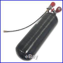 New 9L 4500psi carbon fiber scuba tank air cylinder pcp refill kits