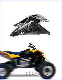 New! For Suzuki Ltr450 2006-2014 Gas Tank Cover Panel Real Carbon Fiber Glossy