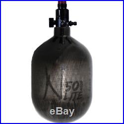 Ninja 50/4500 HPA Carbon Fiber Tank Translucent Black Paintball