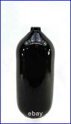 Ninja 90ci 4500psi Carbon Fiber Paintball Tank Bottle Only Translucent Black