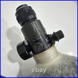 Ninja Carbon Fiber Air Tank For Paintball Use N 68 4500 Rare + Cover