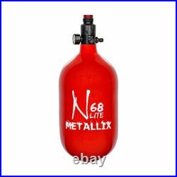 Ninja Carbon Fiber HPA Tank 68/4500 LITE Adjustable Reg Metallix Red