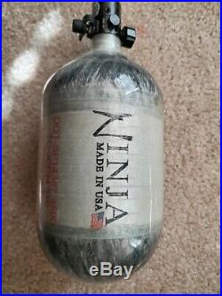 Ninja Carbon Fiber HPA Tank 68/4500 paintball tank compressed air nitrogen