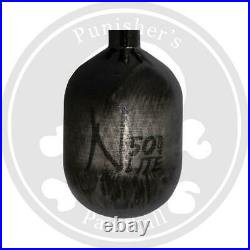 Ninja Carbon Fiber Lite 50/4500 Paintball Tank Translucent Black Bottle Only