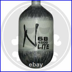 Ninja Carbon Fiber Lite 68/4500 Paintball Tank Grey Ghost BOTTLE ONLY