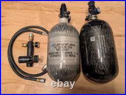 Ninja LPR Air Regulator W Line HPA + Empire + First Strike Carbon Fiber Tanks