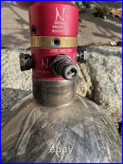 Ninja Lite Carbon Fiber Air Tank 50/4500 with Pro V2 Ultralite Regulator. READ