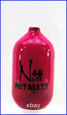 Ninja METALLIX 68ci 4500psi Carbon Fiber Paintball Tank Bottle Only Pink