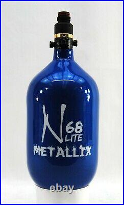 Ninja Metallix Carbon Fiber HPA Paintball Tank 68/4500 Pro V2 Reg Blue NEW