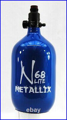 Ninja Metallix Carbon Fiber HPA Paintball Tank 68/4500 Standard Reg Blue NEW