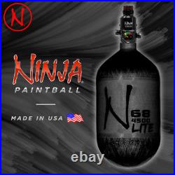 Ninja Paintball 68/4500 Lite Carbon Fiber HPA Paintball Tank with Ultralite R