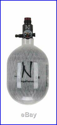 Ninja Paintball Carbon Fiber Air Tank 50/4500 Grey Ghost Std