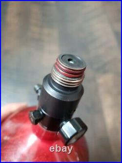 Ninja Paintball Carbon Fiber Air Tank 68/4500 Translucent Red 1/19
