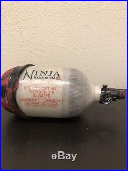 Ninja Paintball Grey Ghost Carbon Fiber Air Tank 68 / 4500 HPA