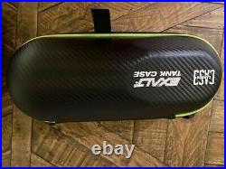 Ninja Paintball Sl2 Carbon Fiber Air Tank 77/4500 Pro, Black/green, Exalt Case