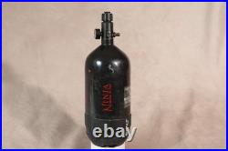 Ninja SL 90ci Carbon Fiber Paintball Tank Black with Exalt Cover Regulator
