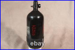 Ninja SL 90ci Carbon Fiber Paintball Tank Black with Exalt Cover Regulator