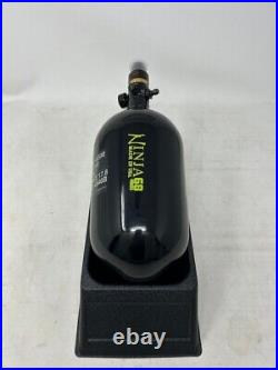 Ninja SL2 68/4500 Carbon Fiber HPA Tank with Pro V2 Regulator Black Lime Logo