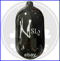 Ninja SL2 68/4500 Carbon Fiber Paintball Tank BOTTLE ONLY Black/White