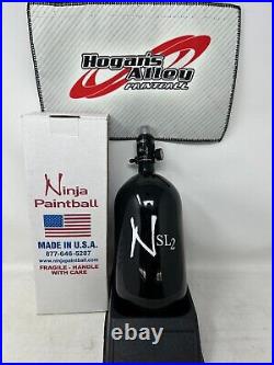 Ninja SL2 77/4500 Carbon Fiber HPA Tank with Pro V3 Regulator Black/White