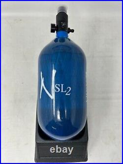 Ninja SL2 77/4500 Carbon Fiber HPA Tank with Standard Regulator Blue/White