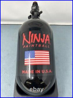 Ninja SL2 77/4500 Carbon Fiber HPA Tank with Ultralite Regulator US Flag Logo