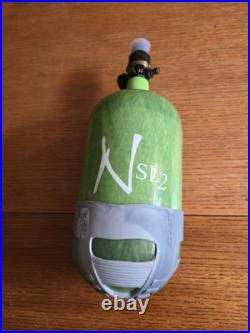 Ninja SL2 Carbon Fiber Air Tank 77/4500 With Prov2 Regulator Lime