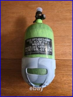 Ninja SL2 Carbon Fiber Air Tank 77/4500 With Prov2 Regulator Lime