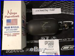 Ninja SL2 Carbon Fiber Air Tank Black, Cerokate Finish, 77/4500, Pro V2 UL Reg