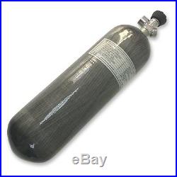 Outdoor Sports 6.8L CE Carbon Fiber PCP Tank 4500psi Air Cylinder with Valve