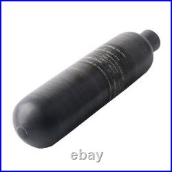 PCP 0.58L Carbon Fiber Cylinder Paintball Tank Air Bottle Airsoft Hunting CE