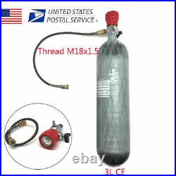 Used Luxfer 4500 PSI SCBA Tank – Carbon Fiber Cylinder For Airsoft Or Paintball (CGA347)