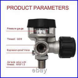 PCP Valve Paintball Fill Station Air Tank Carbon Fiber Cylinder 30Mpa 4500psi