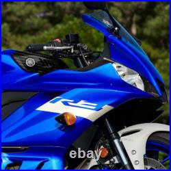PROMOTION MOS Carbon Fiber Fuel Tank Front Side Cover for Yamaha YZF-R3 19-26
