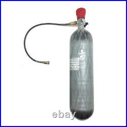 Paintball Carbon Fiber 3L CE 4500Psi Scuba Diving Bottle PCP Air Tank M18x1.5