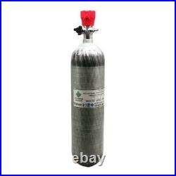 Paintball Carbon Fiber 3L CE 4500Psi Scuba Diving Bottle PCP Air Tank M18x1.5