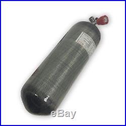 Pistol Airsoft 9L CE 4500psi Carbon Fiber Cylinder Paintball Air Tank with Valve