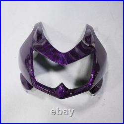 Purple Forged Carbon Fiber Fairing+Tank+Bolt For Kawasaki Ninja250R 2008-2012 US