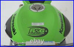 R&G Racing Carbon Fibre Tank Sliders for Kawasaki ZX6R 2009-2014 (Kwak Tank)