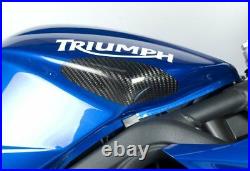 R&G Racing Carbon Fibre Tank Sliders to fit Triumph 675 Street Triple 2007-2012