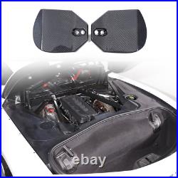 Real Carbon Fiber Engine Bay Tank Panel Cover Frame Trim For Corvette C8 2020-26